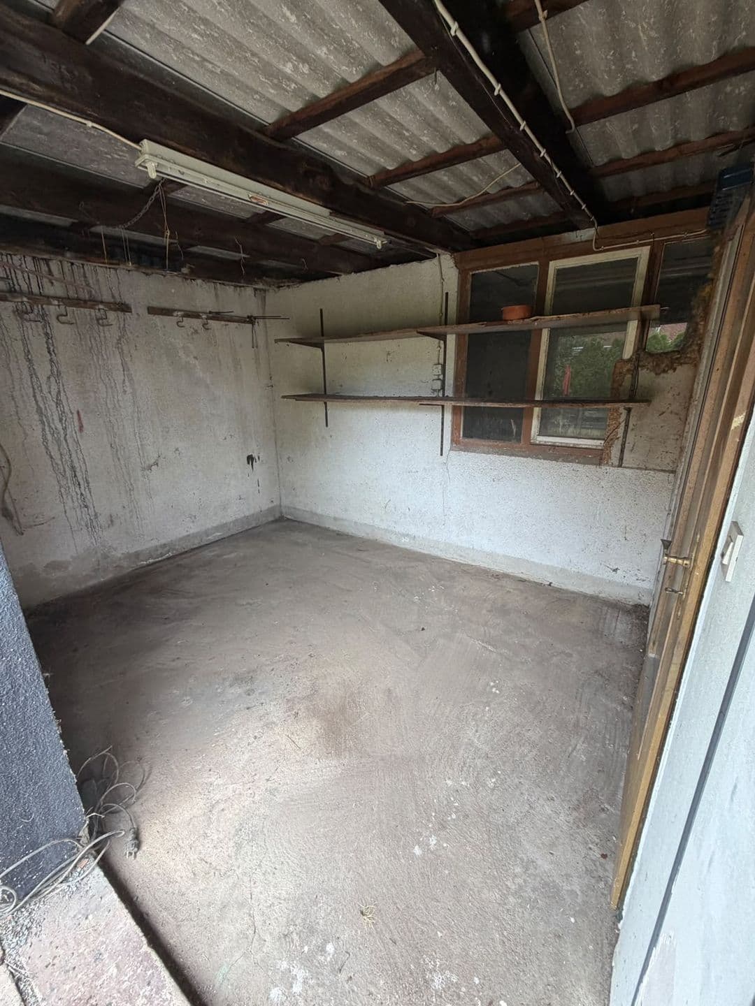 Garage vollständig geräumt